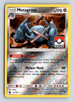 Metagross - 95/168 (Pokemon League) Reverse Holo Promo League & Championship NM - Image 1