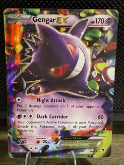 Pokemon Gengar EX 34/119 - XY Phantom Forces - Holo. JC - Image 1