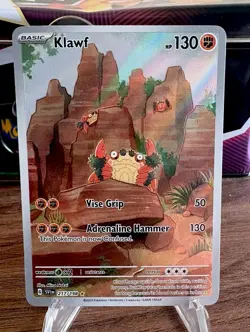 Pokemon TCG Klawf 217/198 S&V Base Set Illustration Rare - Image 1
