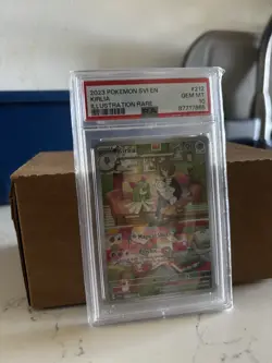 2023 POKEMON SVI EN-SCARLET & VIOLET ILLUSTRATION RARE #212 KIRLIA PSA 10 - Image 1