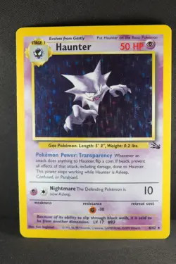 Haunter 6/62 Pokemon TCG Fossil Set Holo Rare - Image 4