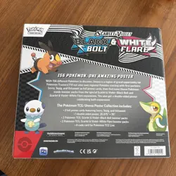 Pokemon Scarlet & Violet Unova Black Bolt & White Flare Poster Collection Box - Image 2