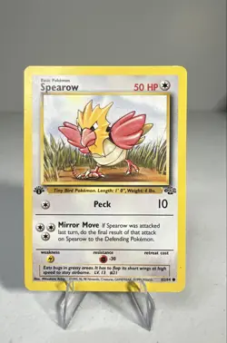 Spearow 62/64 Jungle 1st edition Pokemon - Image 1