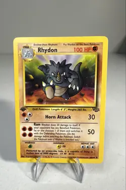 Rhydon 45/64 Jungle 1st edition Pokemon - Image 1