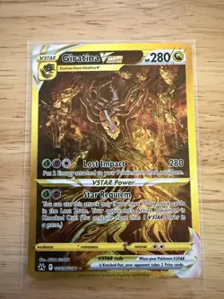 Giratina VSTAR (Secret) GG69/GG70 Crown Zenith: Galarian Gallery Holo Pokemon - Image 1