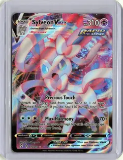 Sylveon VMAX 075/203 Holo VMAX Rare Evolving Skies Pokemon Near Mint - Image 1