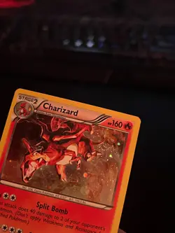 MP SWIRL Charizard 19/113 Legendary Treasures Holo Pokemon TCG - Image 2