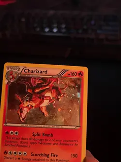 MP SWIRL Charizard 19/113 Legendary Treasures Holo Pokemon TCG - Image 3