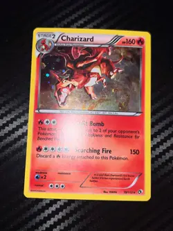 MP SWIRL Charizard 19/113 Legendary Treasures Holo Pokemon TCG - Image 5