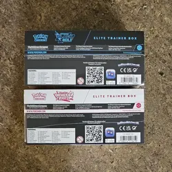Sealed Pokemon TCG Black Bolt and White Flare Elite Trainer Box ETB Set of 2 - Image 4