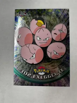 Pokemon TCG - Exeggcute #102 - Topps Chrome Series 2 - 2000 MP/HP - Image 1