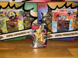 Pokemon Mega Evolution Ascended Heroes Ex Box Set of 3 / Booster Bundle NEW - Image 2
