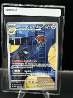 2025 Pokemon Destined Rivals Team Rocket's Orbeetle #198/182 - Image 1