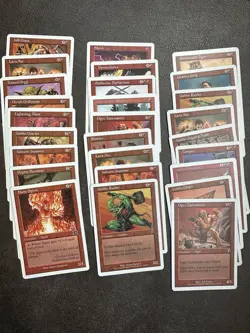 Large Lot VTG 1990s Magic The Gathering MTG Rare & Useful Cards NM/LP Early Set - Image 2