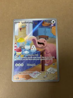 Lickitung 180/162 Illustration Rare – Temporal Forces Pokemon TCG - Image 1