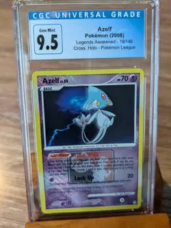 2008 Pokemon Legends Awakened Azelf Cross. Holo #19 CGC Gem Mint 9.5/10 League - Image 1