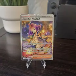 Pokemon Acerola's Mischief 183/132 Me01: Mega Evolution Holo SIR - Image 1