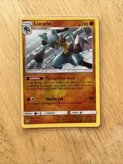 Lucario 67/156 Ultra Prism Pokemon Reverse Holo NM - Image 1