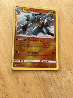 Lucario 67/156 Ultra Prism Pokemon Reverse Holo NM - Image 3