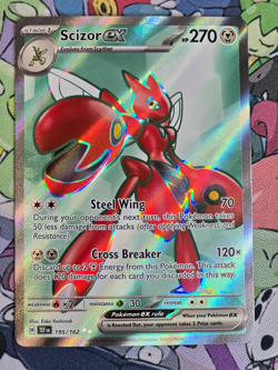 Scizor ex 195 /162 Temporal Forces Ultra Rare Pokemon TCG NM - Image 1