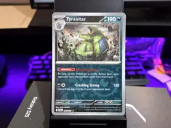 TYRANITAR RARE REVERSE HOLO 095/159 JOURNEY TOGETHER POKEMON NM - Image 1