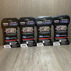 Pokemon Mega Evolution Phantasmal Flames 4 Sleeved Booster Pack Art Set Complete - Image 2