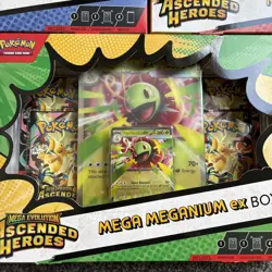 Pokemon TCG Ascended Heroes Mega Feraligatr Meganium Emboar EX Box Bundle Sealed - Image 4