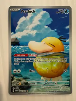 Pokemon TCG Psyduck 226/217 Illustration Rare Ascended Heroes Near Mint - Image 1