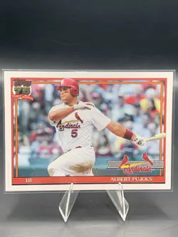 2026 Topps Series 1 1991 Baseball “The Real One” #T91-43 Albert Pujols /91 SSP - Image 1
