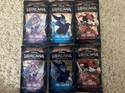 Disney Lorcana The First Chapter - 6 BOOSTER PACK - Image 1