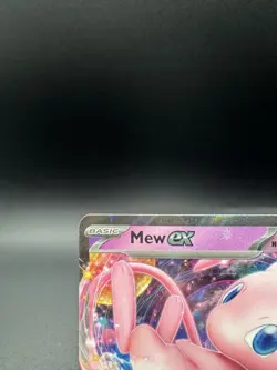 Pokemon Mew EX TCG Scarlet & Violet 151 Holo Card 151/165 English Edition - Image 2