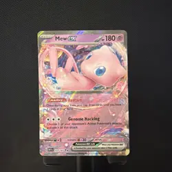 Pokemon Mew EX TCG Scarlet & Violet 151 Holo Card 151/165 English Edition - Image 1