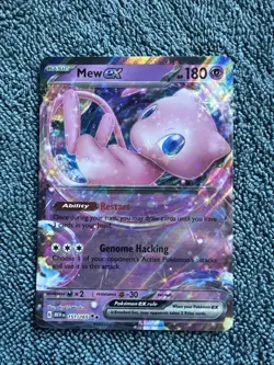 Pokemon Mew EX TCG Scarlet & Violet Card 151/165 English Edition - Image 1