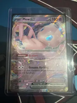 Pokemon Mew EX TCG Scarlet & Violet Card 151/165 English Edition - Image 1