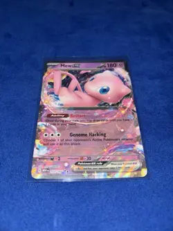 Pokemon TCG Mew EX 151/165 Scarlet Violet Ultra Rare Card English Edition - Image 1