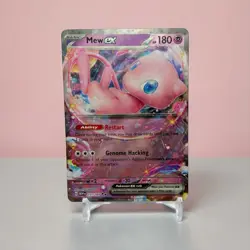 Pokemon Mew EX TCG Scarlet & Violet Card 151/165 English Edition - Image 1