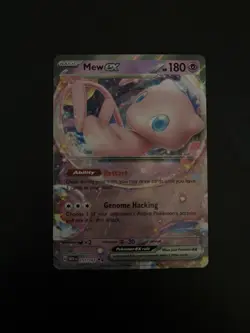 Pokemon Mew EX TCG Scarlet & Violet 151 Card 151/165 English Edition NM - Image 1