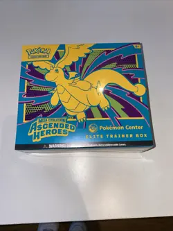 Ascended Hero's Pokemon Center ETB Factory Sealed - Image 1