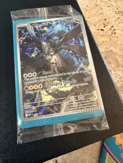 N's Zekrom #31 Promo Ascended Hero's ETB Pokemon Center **Error Crimped** Sealed - Image 1