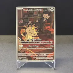 Team Rocket's Meowth IR | 203/182 Destined Rivals 2025 Pokemon TCG 😼 - Image 1
