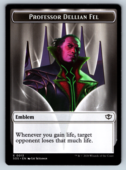 Professor Dellian Fel | Pest - Double Token NONFOIL - Secrets o Strixhaven - MTG - Image 1