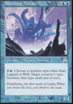 Mistform Mutant -Foil Medium Play MTG Onslaught - Image 1