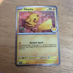 Pokemon TCG Near Mint Holo Pikachu (PokemonDay 2026) 51/162 - Image 1