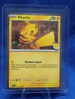 Pokemon TCG: Pikachu Stamped PROMO 51/162 - 2026 Pokemon Day 30th Anniversary - Image 1
