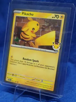 Pokemon TCG: Pikachu Stamped PROMO 51/162 - 2026 Pokemon Day 30th Anniversary - Image 2