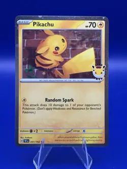 Pikachu (Pokemon Day 2026) 051/162 Cosmic Holo - Image 1
