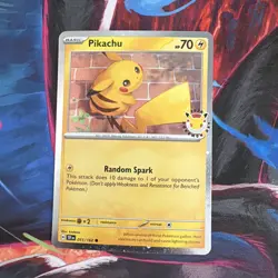 2026 Pokemon Day 30th Anniversary Pikachu 051 Stamped Promo - Image 1