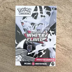 Pokemon TCG Scarlet & Violet White Flare Booster Bundle 6 Packs English - Image 1
