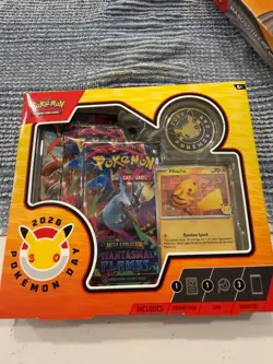 Pokemon TCG 2026 Pokemon Day Box Special Edition Pikachu Promo & Booster Packs - Image 1