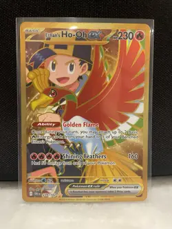 Pokemon TCG - Ethan's Ho-Oh ex 239/182 - Destined Rivals Hyper Rare - NM - Image 1